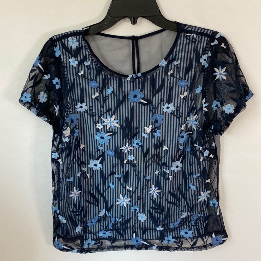 Christopher & Banks short sleeve blouse